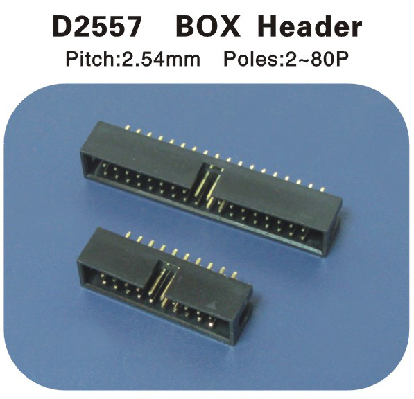  BOX Header 2.54简牛 D2557